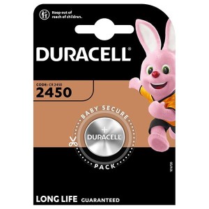 Bateria litowa, CR2450, CR2450, Duracell, blistr, 1-pack, 42445