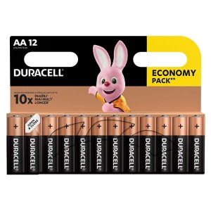 Bateria alkaliczna, AA (LR6), AA, 1.5V, Duracell, blistr, 12-pack, 42305, Basic