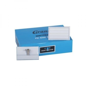 Identyfikator z klipsem, 57 x 92mm, przezroczysta, 50szt.