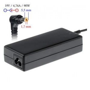 Zasilacz sieciowy Akyga AK-ND-12 do notebooka 19V/4,74A 90W 5,5x1,7mm