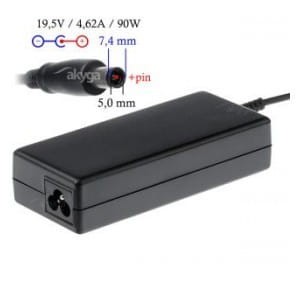Zasilacz sieciowy Akyga AK-ND-08 do notebooka 19V/4,74A 90W 4.8x1.7 mm