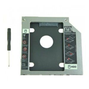 Kieszeń Qoltec na drugi dysk 2.5 HDD | 12.7 mm