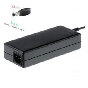 Zasilacz sieciowy Akyga AK-ND-30 do notebooka 12V/5,0A 60W 5.5x2.5 mm
