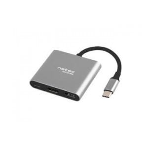 Hub USB Natec Fowler Multi Port mini USB-C PD, USB 3.0, HDMI 4K