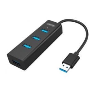 Hub USB Unitek Y-3089 4xUSB 3.0 czarny