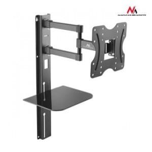 Uchwyt do telewizora Maclean MC-771 23-42" 30kg czarny max VESA 200x200 z półką na DVD