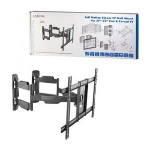 Uchwyt ścienny LogiLink BP0047 do telewizora LCD/LED VESA 600x400, 37-70", narożny