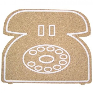 Podkładka pod mysz, telefon, korkowa, LOGO