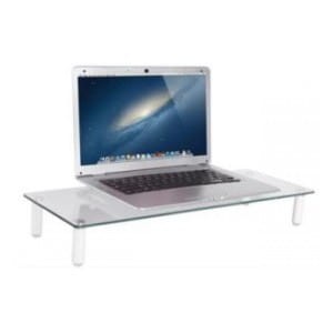 Szklana podstawa dla monitora, DIGITUS powierzchnia robocza: 56x21cm, max. obciążenie 20kg