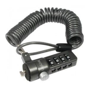 Linka zabezpieczająca do laptopa LogiLink NBS004, czarna