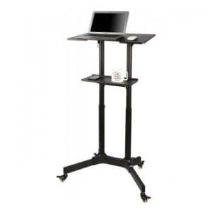 Biurko mobilne Techly Stolik prezentacyjny czarny