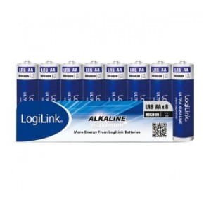 Baterie alkaliczne LR6 LogiLink LR6F8, AA, 8szt