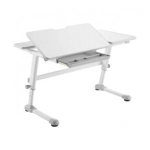 Biurko dla dzieci ergonomiczne Ergo Office, z regulacją wysokości, szare, max 75kg, ER-435