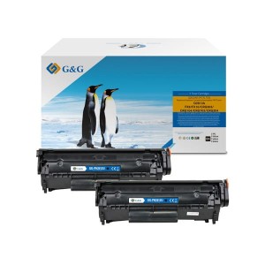 G&G kompatybilny toner z HP Q2612A, Canon CRG303, CRG104, CRG703, FX10, CRG, NT-PH2612U, HP 12A, black, 2000s