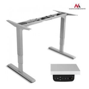 Biurko Maclean MC-763 regulacja elektryczna szare