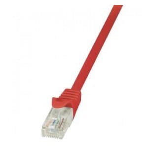 Patchcord LogiLink CP1034U CAT5e U/UTP 1m, czerwony