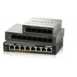 Switch niezarządzalny Netgear GS308P 8 x 10/100/1000 4xPoE 53W Metal