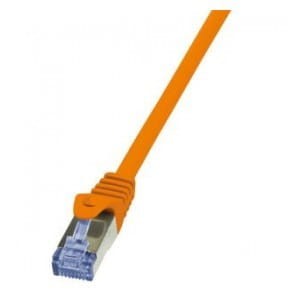 Patchcord LogiLink CQ3098S Cat.6A S/FTP 10m pomarańczowy