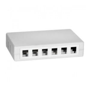 Puszka natynkowa Keystone LogiLink NK4033 12 portów UTP, biała