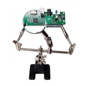 Uchwyt narzędziowy LogiLink WZ0034 "trzecia ręka" z lupą