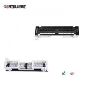 Patch panel Intellinet 12 portów, UTP Cat6, naścienny