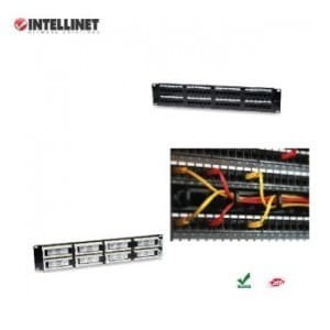 Patch panel Intellinet 48 portów, UTP Cat.6