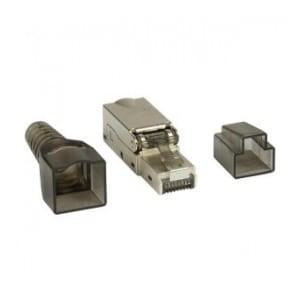 Wtyk RJ45 kat.6A FTP LogiLink MP0044 pozłacany styk 3µ, beznarzędziowy