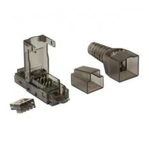 Wtyk RJ45 kat.6A UTP LogiLink MP0045 pozłacane styki 3µ, beznarzędziowy