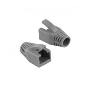 Osłonka wtyku RJ45 LogiLink MP0035 8mm kat.6 szary 50szt