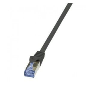 Patchcord LogiLink CQ4013S Cat.6A/7 600 MHz S/FTP PIMF 0,25m czarny