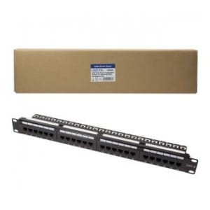 Patch panel LogiLink NP0004A 19" 24x RJ45 kat.6 UTP