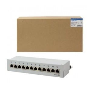 Patch panel stacjonarny LogiLink NP0019 12x RJ45 kat.6A ekranowany