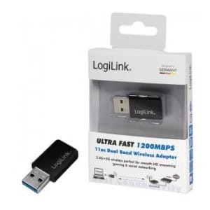 Karta sieciowa USB LogiLink WL0243 dwupasmowa, USB3.0, Ultra Fast