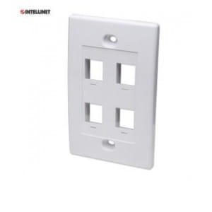Panel 4-portowy Intellinet na moduły Keystone