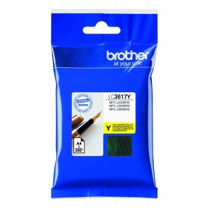 Oryginalny tusz Brother LC3617Y LC3617 żółty