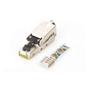 Wtyk RJ45 kat. 6A DIGITUS (8P8C) T568A/B 10GbE ekran., beznarzędziowy