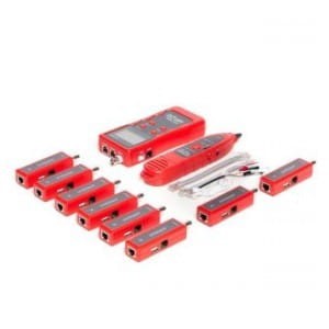 Tester kabli RJ45/RJ11/BNC/USB/map test, wyświetlacz LCD, 8 kontrolerów, Netrack