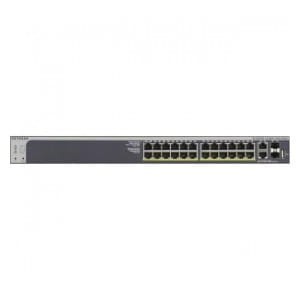 Switch zarządzalny Netgear S3300-28X-PoE+ (GS728TXP) 24x1G PoE+ 195W 2x10G 2xSFP+