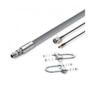 Zestaw antena LoRa Qoltec 5.8 dBi + kabel zasilający