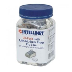 Wtyk modularny Intellinet RJ45 STP Cat.6 90 szt.