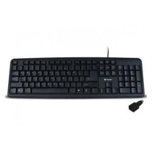 Klawiatura przewodowa Tracer Maverick USB czarna + PS2 Adapter