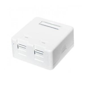 Puszka natynkowa Keystone LogiLink NK4032 2 porty UTP, biała