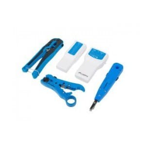 Zestaw narzędzi Lanberg NT-0302 do budowy sieci LAN z testerem