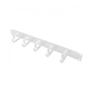 Organizer kabli LogiLink OR101G Rack 19" 1U, stalowy, szary