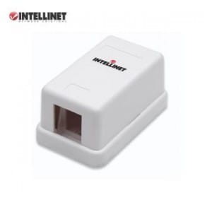 Obudowa gniazda Intellinet natynkowa Keystone, 1 port, biała