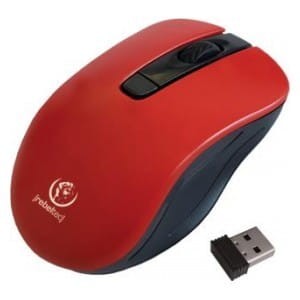 Mysz bezprzewodowa Rebeltec STAR Red optyczna 800-1600DPI 4 przyciski czerwona
