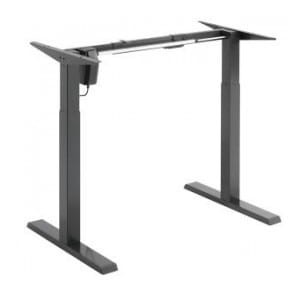 Biurko elektryczne z regulacją wys Ergo Office ER-433, szare, max wys 123cm , 80 kg - bez blatu, do pracy stojąco siedzącej