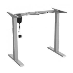 Biurko elektryczne regulacja wys. Ergo Office ER-403G, max wys 123cm, max 70 kg, bez blatu do pracy stojąco siedzącej, szary