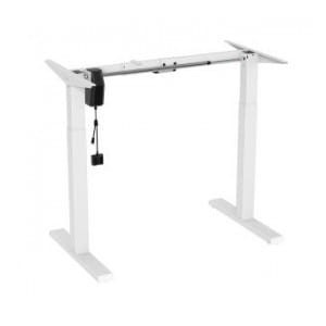 Biurko elektryczne regulacja wys. Ergo Office ER-403W, max wys 123cm, max 70 kg, bez blatu do pracy stojąco siedzącej, białe