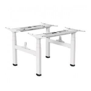 Biurko elektryczne podwójne regulacja wys. Ergo Office ER-404W, max wys 128cm, max 125kg x2, bez blatu, do pracy stojąco siedzącej